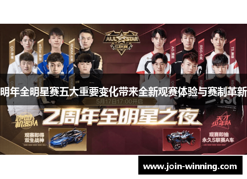 明年全明星赛五大重要变化带来全新观赛体验与赛制革新